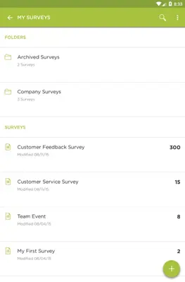 SurveyMonkey android App screenshot 0