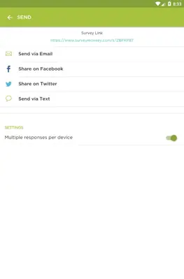 SurveyMonkey android App screenshot 1
